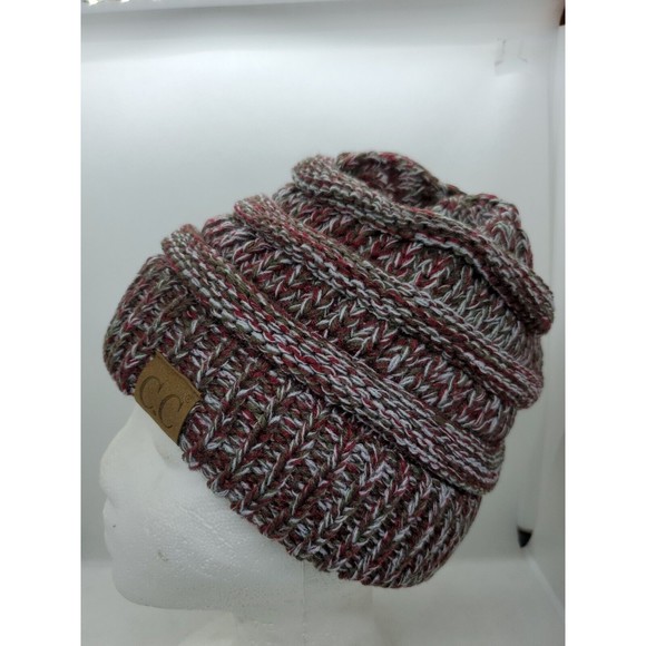C.C Trendy Warm Chunky Soft Stretch Cable Knit Beanie Skully - Picture 1 of 7